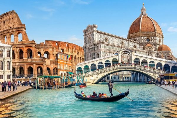 Italia: Venecia, Florencia y Roma